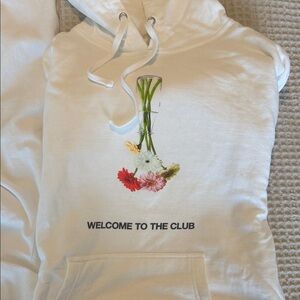 Anti Social Social Club White Hoodie with Black Text